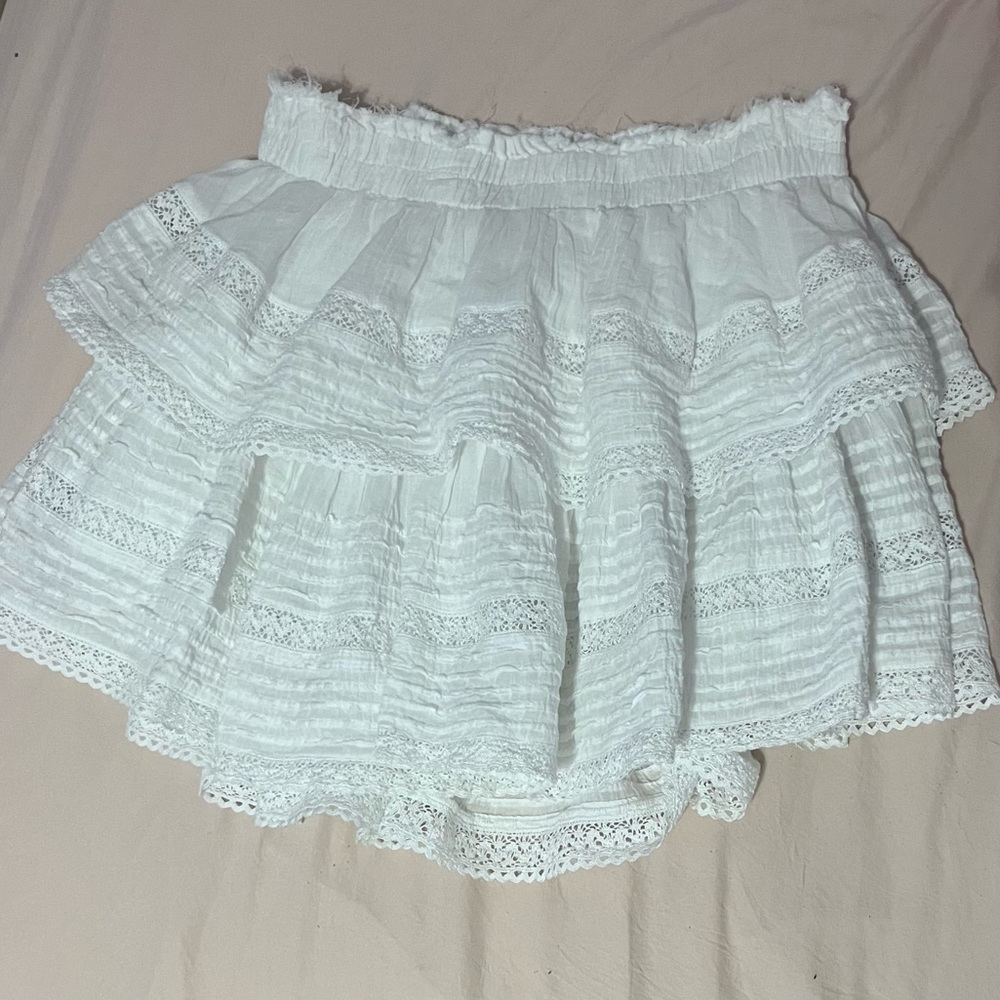 Aerie White Mini Skirt